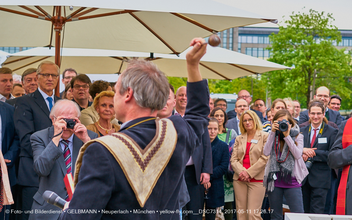 11. Mai 2017 - Grundsteinlegung für die LOGE und dem Kulturquadrat in Neuperlach